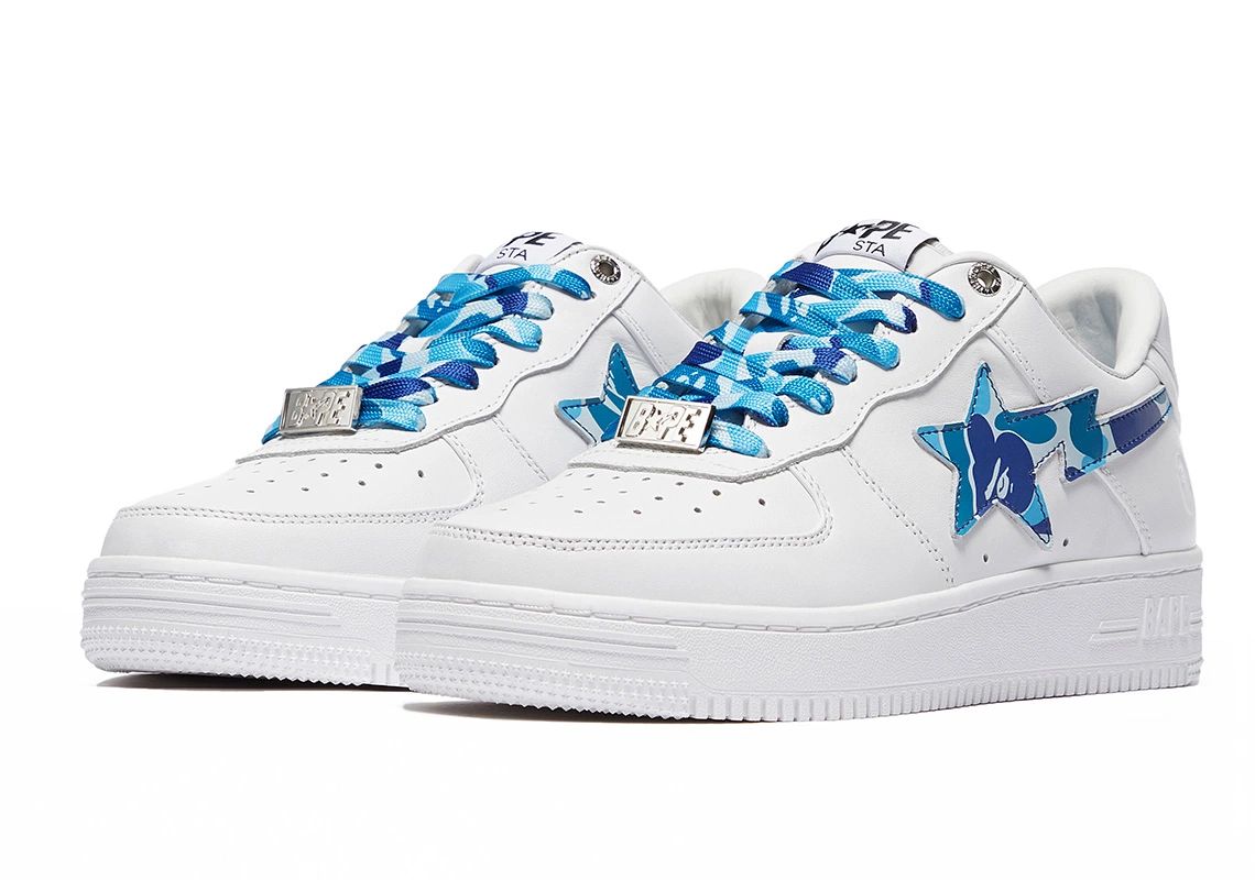 BapeSta Camouflage Bleu