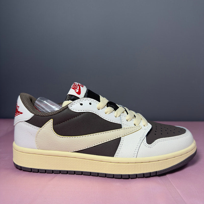 Travis Scott x J1 Low Brown And Creme