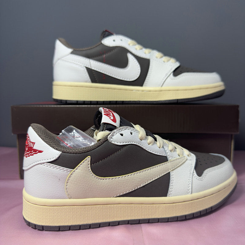 Travis Scott x J1 Low Brown And Creme