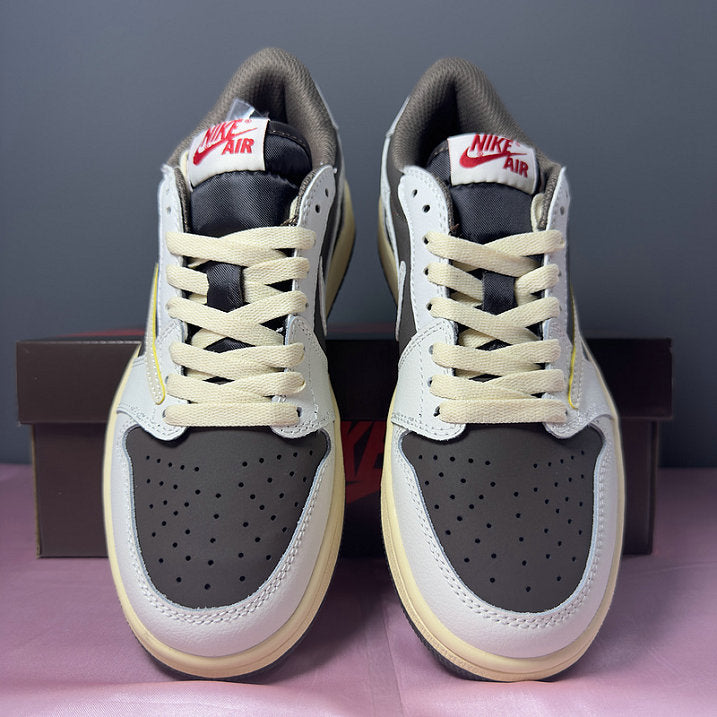 Travis Scott x J1 Low Brown And Creme