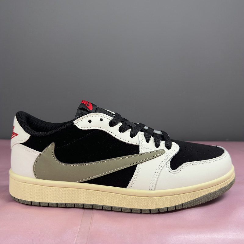 Travis Scott x J1 Low Brown And Creme Reverse