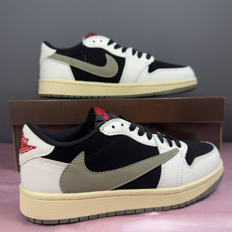 Travis Scott x J1 Low Brown And Creme Reverse