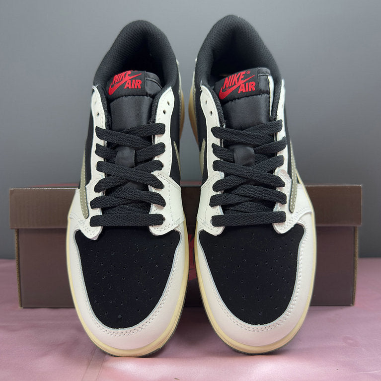 Travis Scott x J1 Low Brown And Creme Reverse