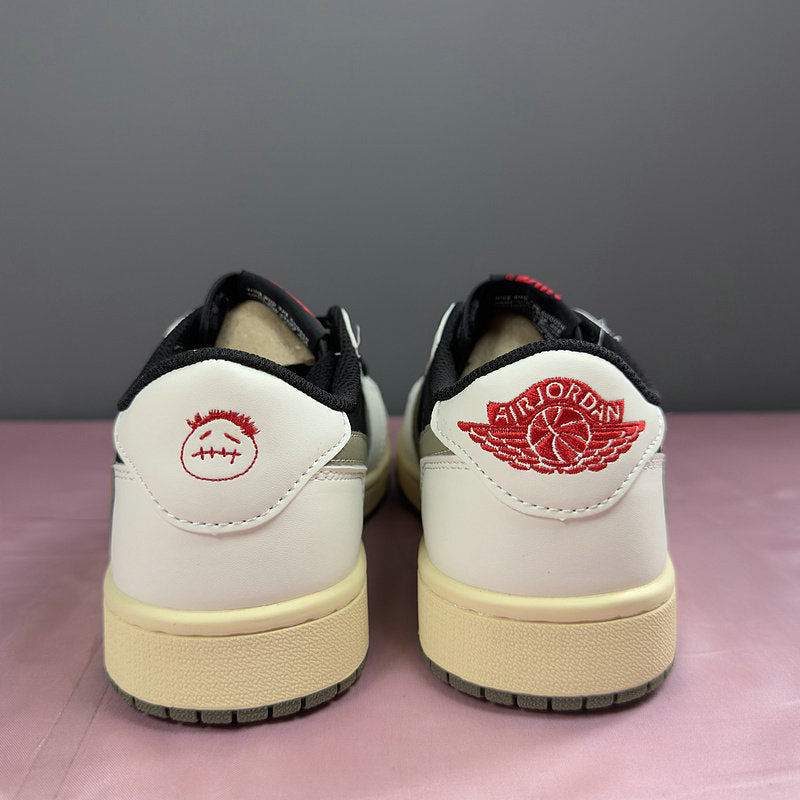 Travis Scott x J1 Low Brown And Creme Reverse