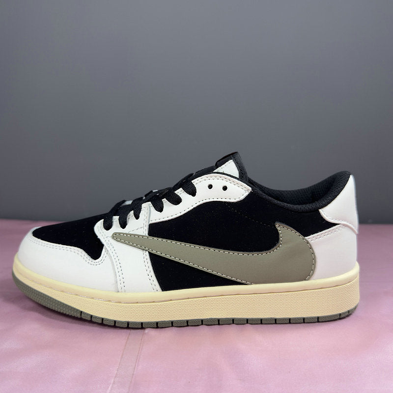 Travis Scott x J1 Low Brown And Creme Reverse