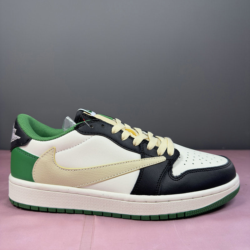 Travis Scott x J1 Low Green And Creme