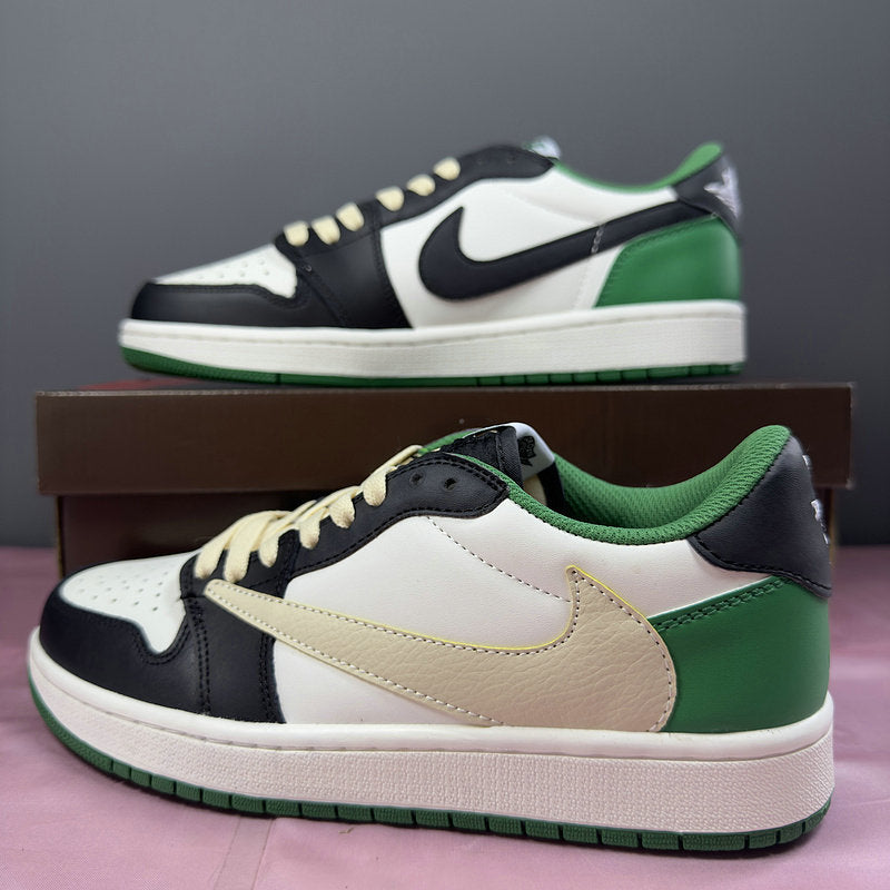 Travis Scott x J1 Low Green And Creme