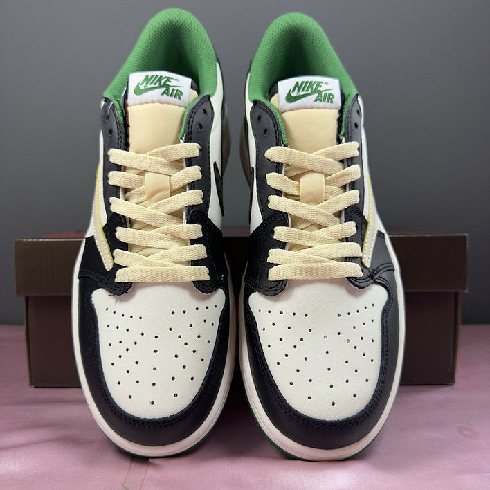 Travis Scott x J1 Low Green And Creme