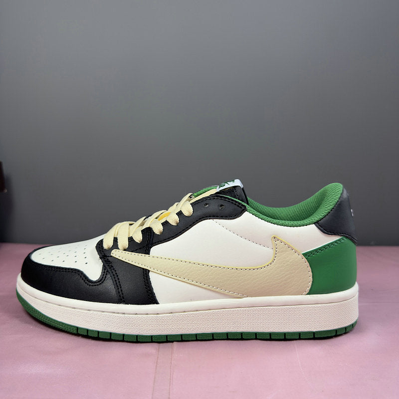 Travis Scott x J1 Low Green And Creme