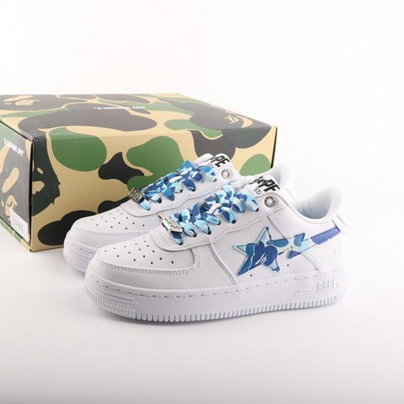 BapeSta Camouflage Bleu